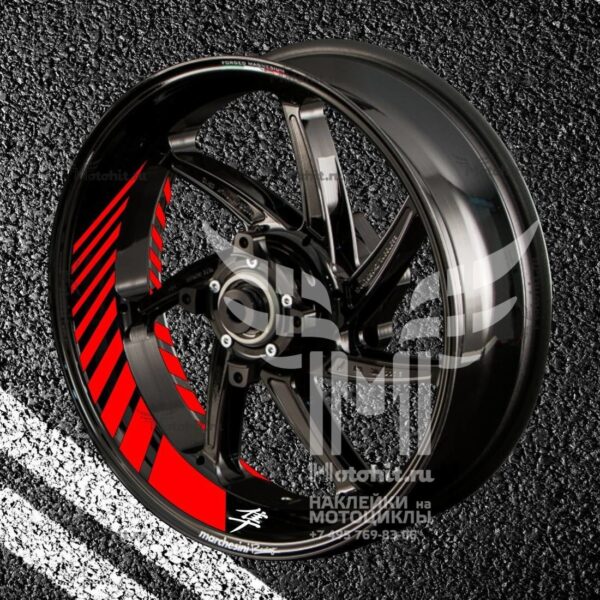 Stickers with stripes for rims SUZUKI HAYABUSA-SYMBOL