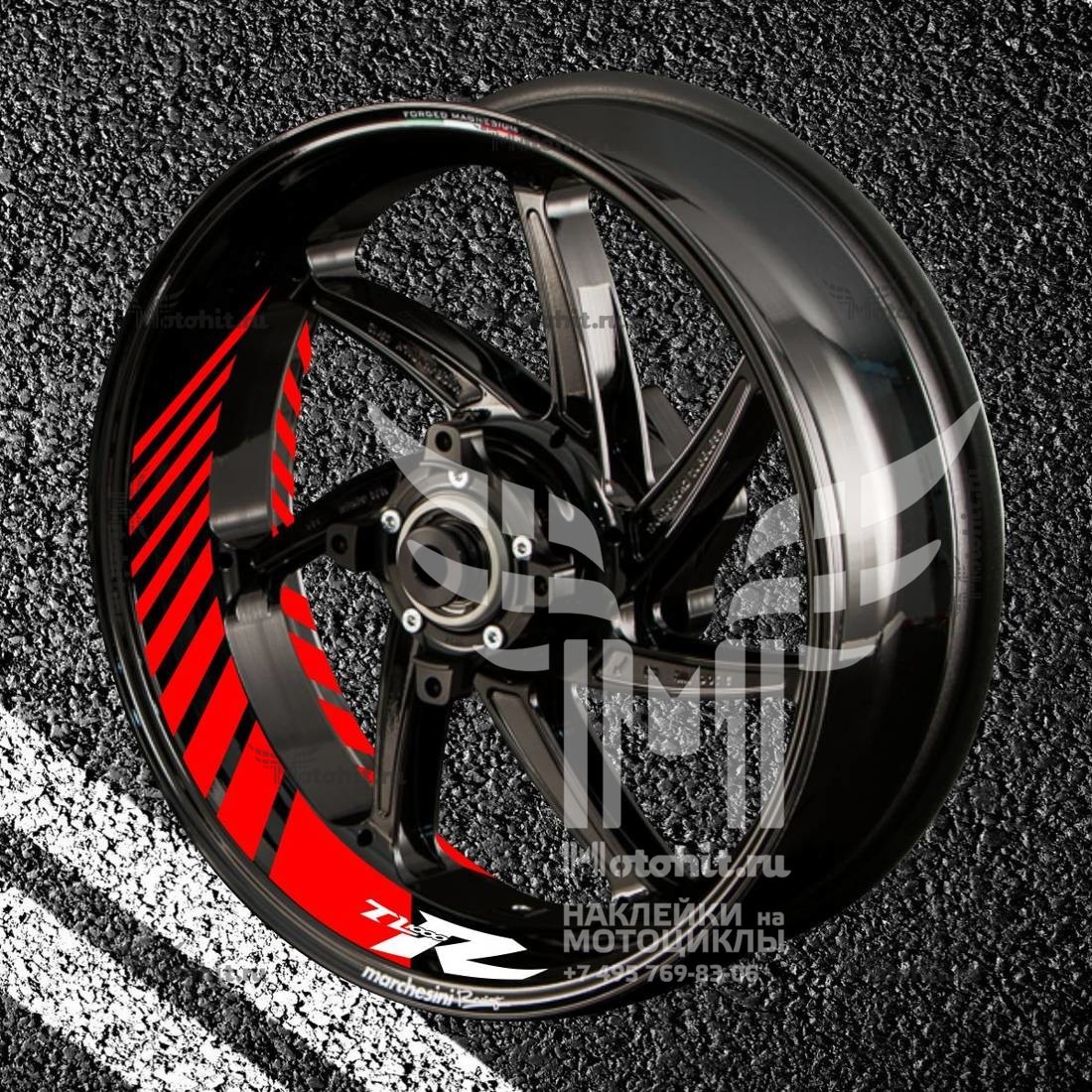 Stickers with stripes for rims SUZUKI TL-1000-R