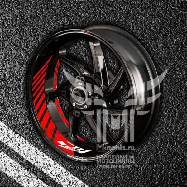 Stickers with stripes for rims YAMAHA R1