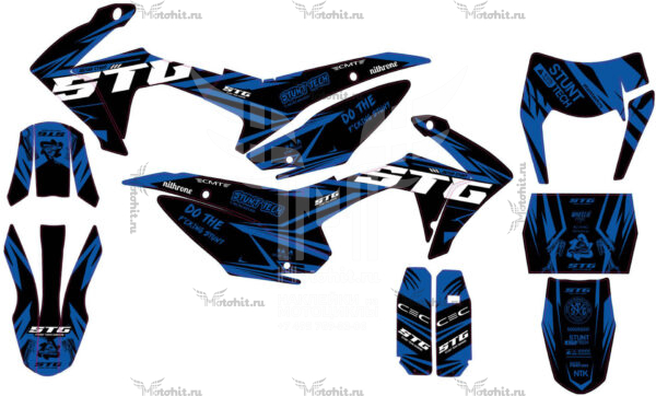 Decals for STG FS 125, 140, 160-Blue
