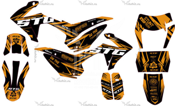 Decals for STG FS 125, 140, 160-Golden