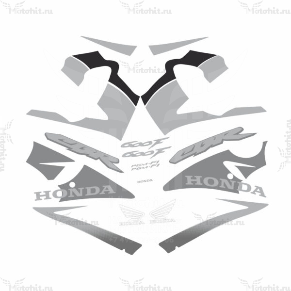 Decals for Honda CBR-600-F4I 2001-2006