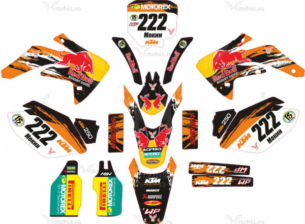 Decals for Honda CRF-150R 2006-2018 KTM
