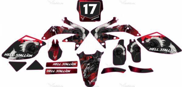 Decals for HONDA CRF-250 2004-2009 CRF-450 2005-2008