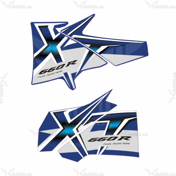 Decals for Yamaha XT-660-R 2008 BLUE